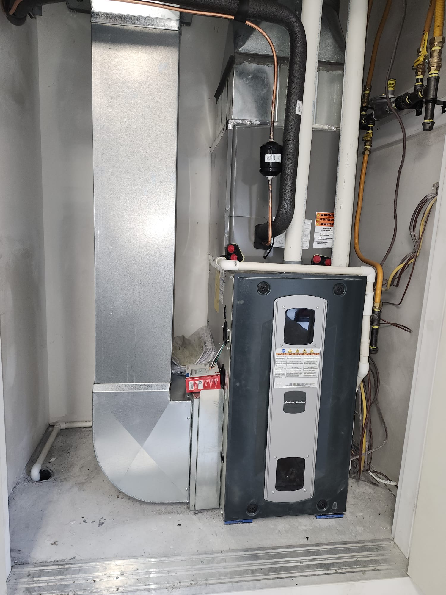 Airworks ductwork rough-in, Salmon Arm BC