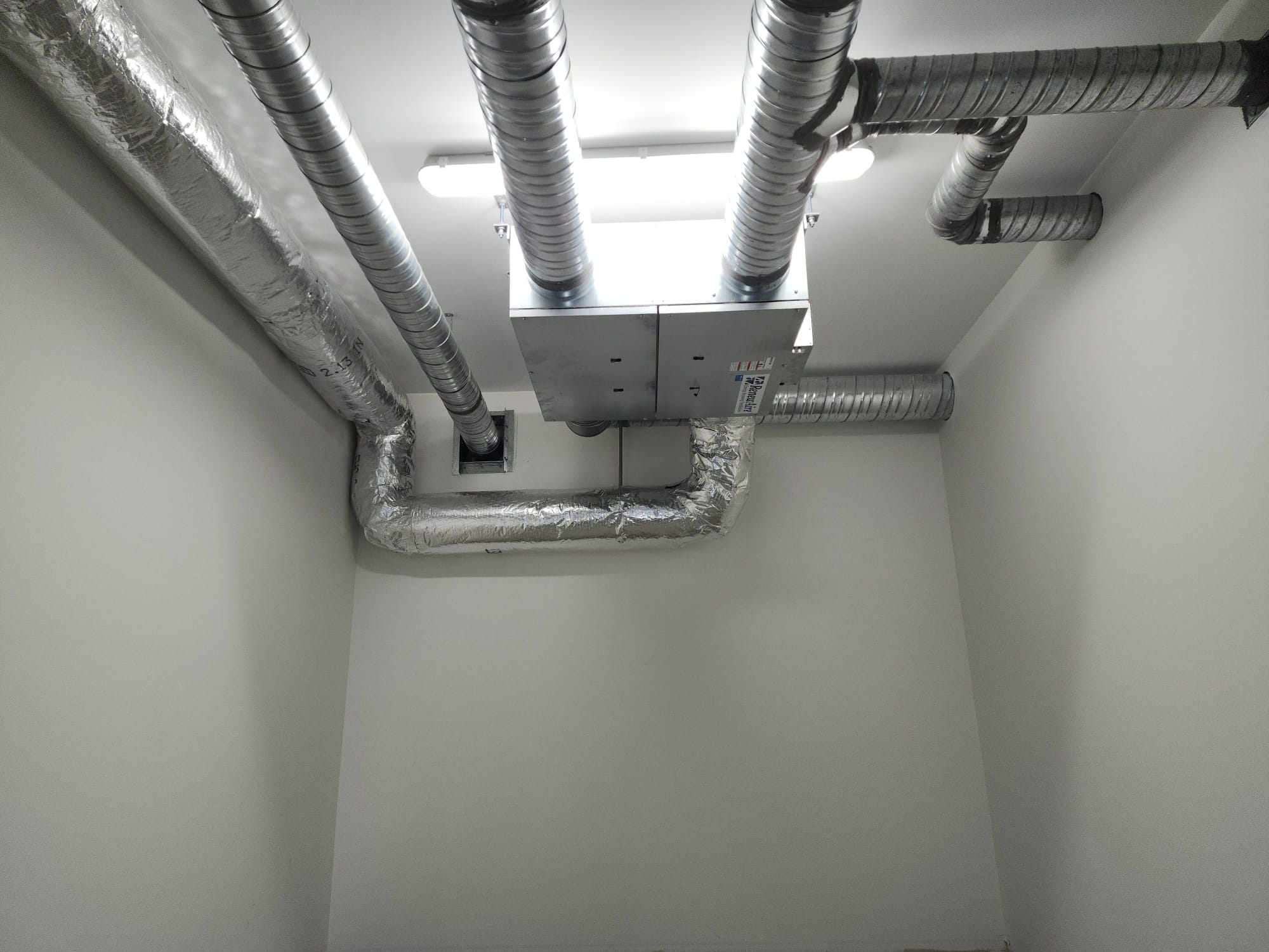 Custom ductwork rough-in, new construction, Salmon Arm BC